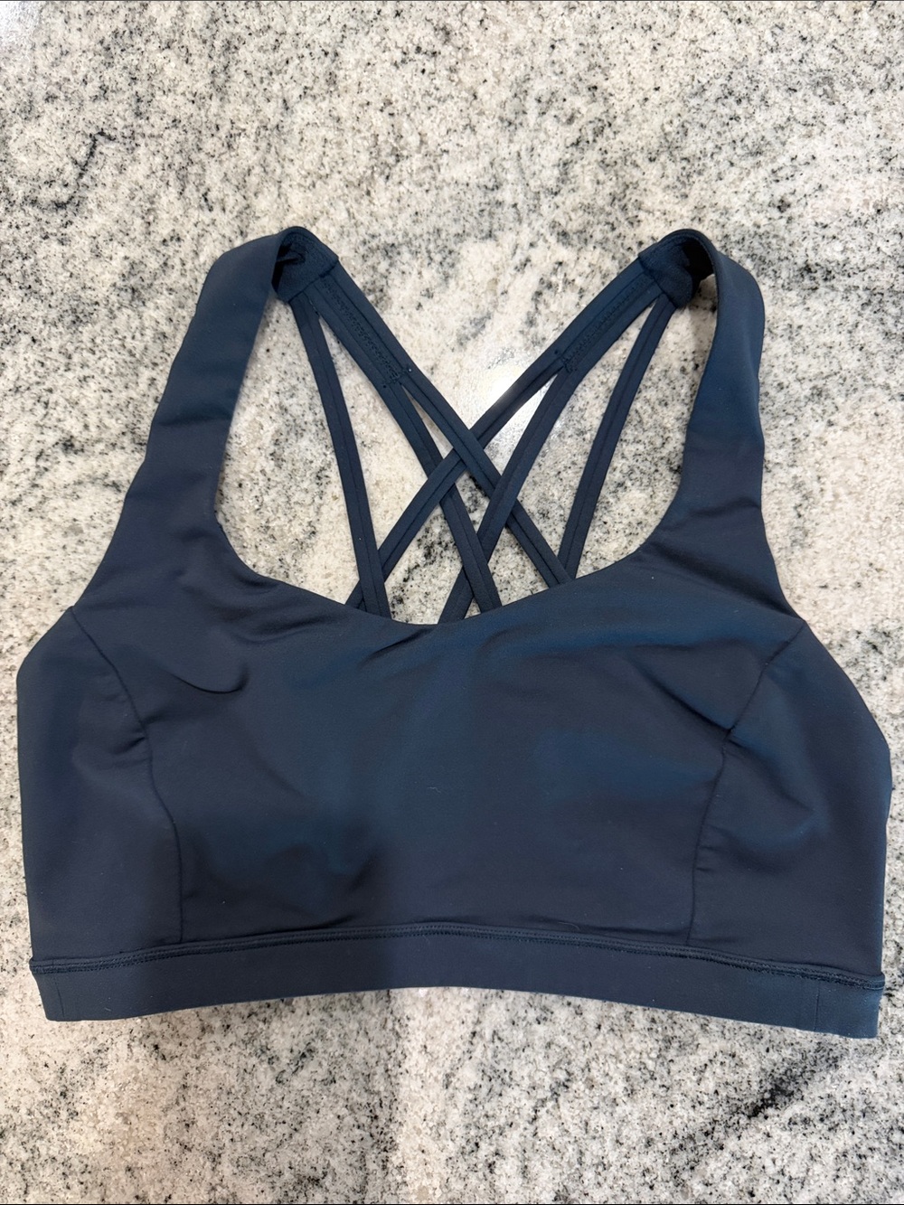 lululemon athletica Strappy Back Sports Bra - Navy Blue